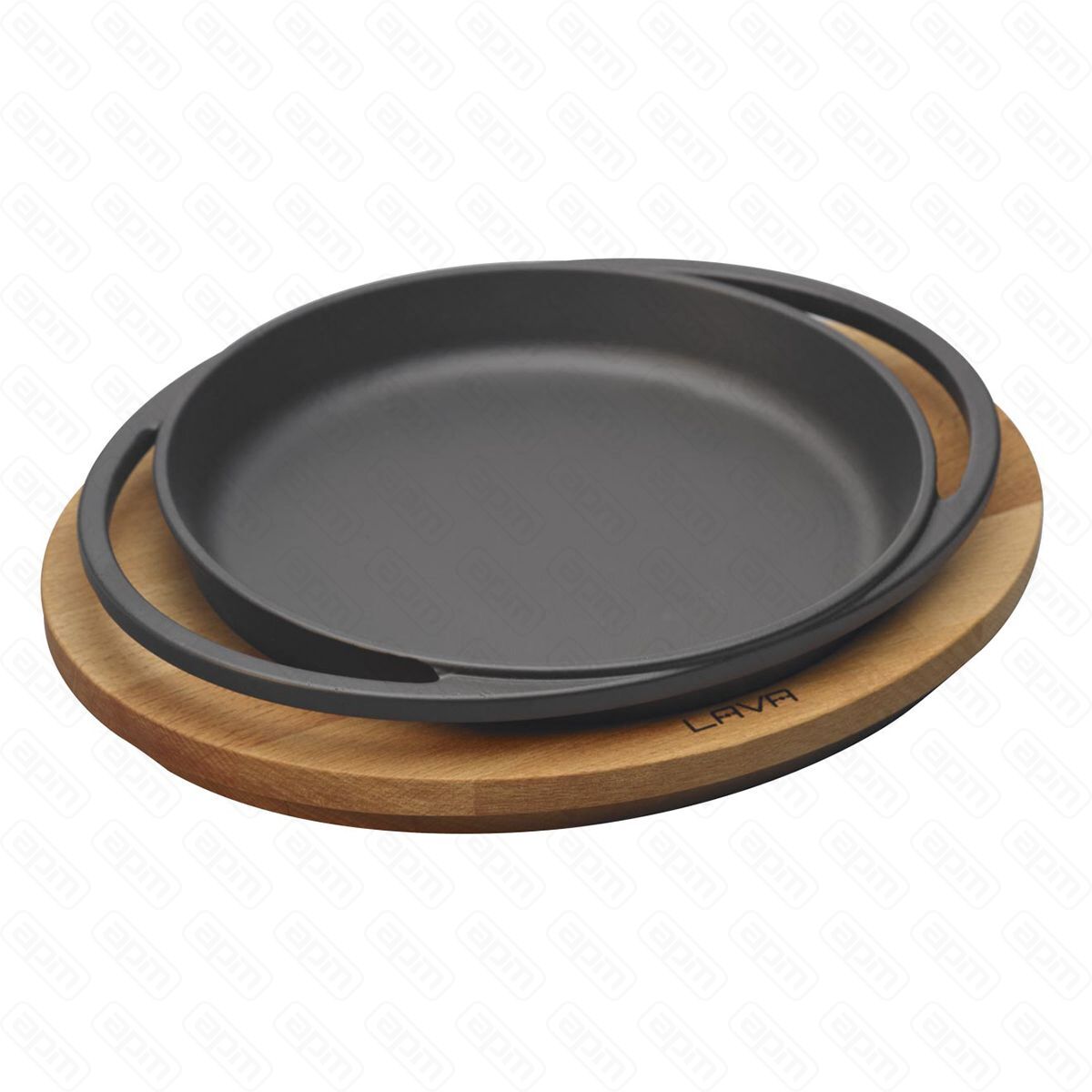 Сковорода с ручками чугун d20смна дподставке LAVA