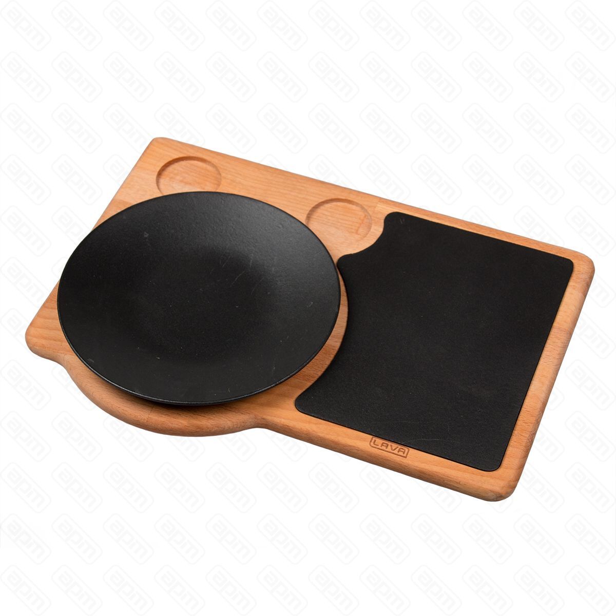 Набор дподачи блюдо d21см чугун на дподставке LAVA