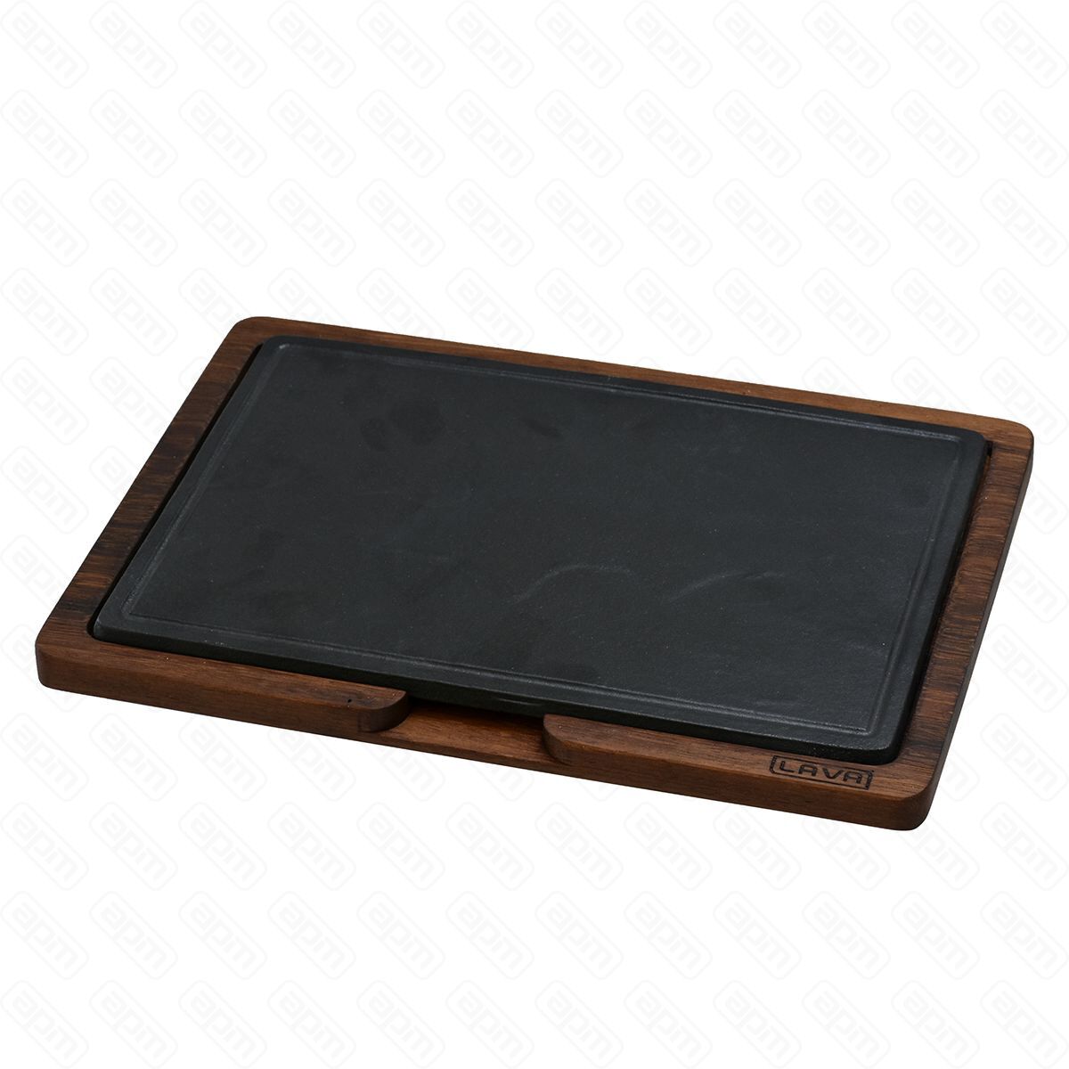 Блюдо прямоугольное 29195смчугун на дподставке LAVA