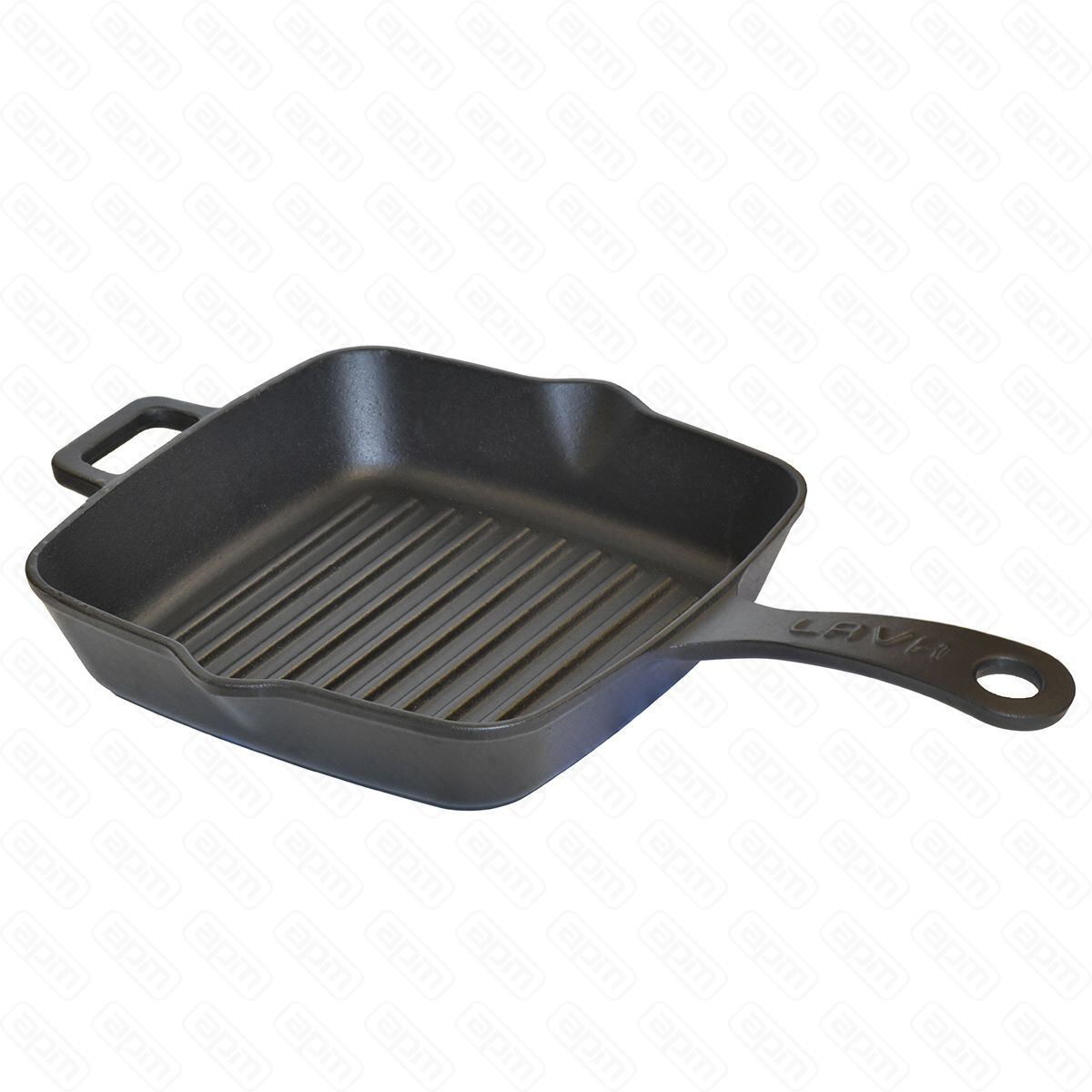 Сковорода гриль квадратная 2020смс ручкой чугун LAVA