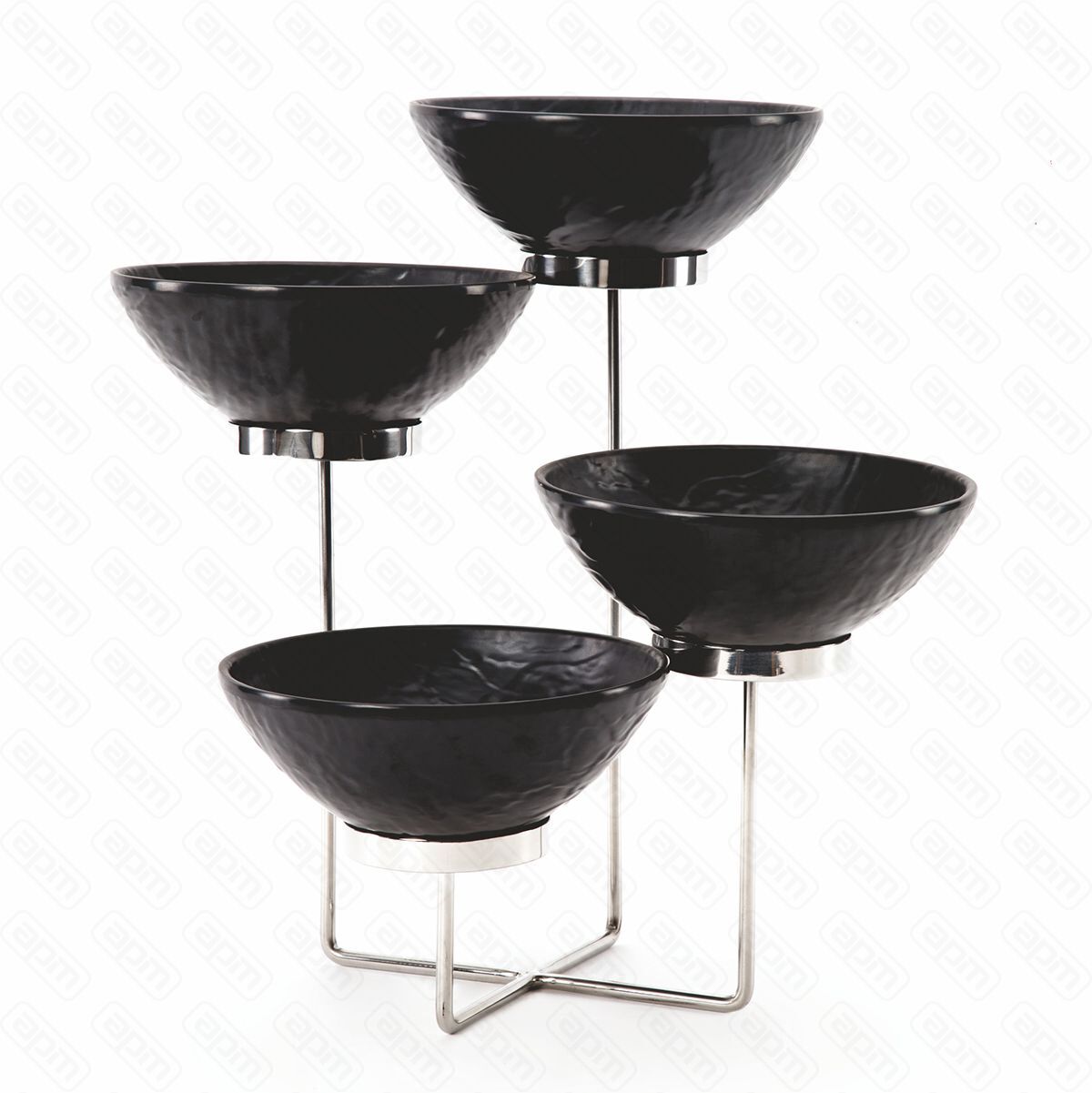 Стойка металлическая для выкладки  четыре салатника 1 л h43см  PL--Hotelware