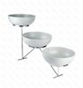 Стойка металлическая для выкладки  три салатника903050 см  PL--Hotelware