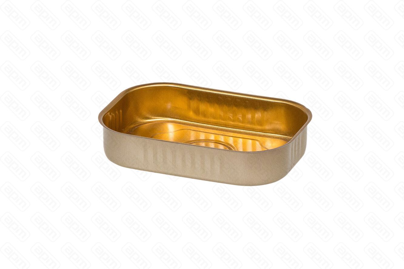 Жестяная банка для подачи прямоугольная 2512 см