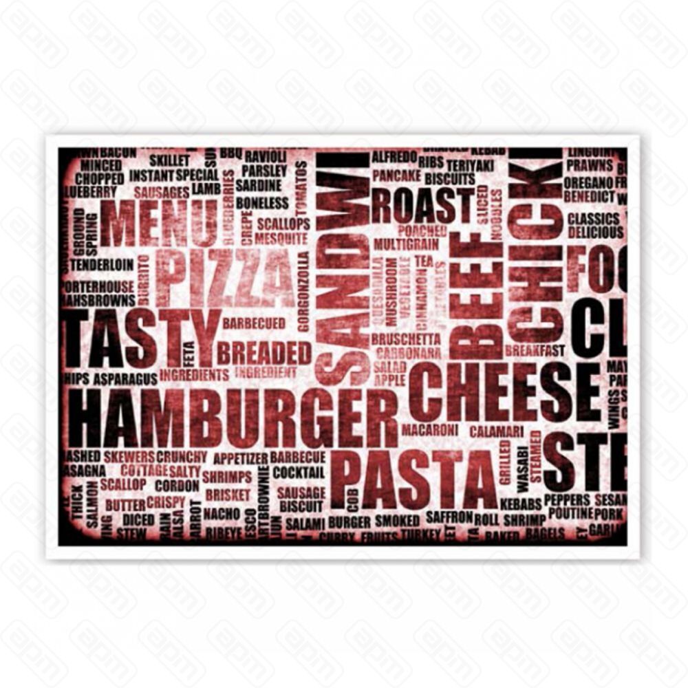 Подкладка сервировочная плейсмет ФастФуд 3143 см 500 штуп бумага Garcia de Pou