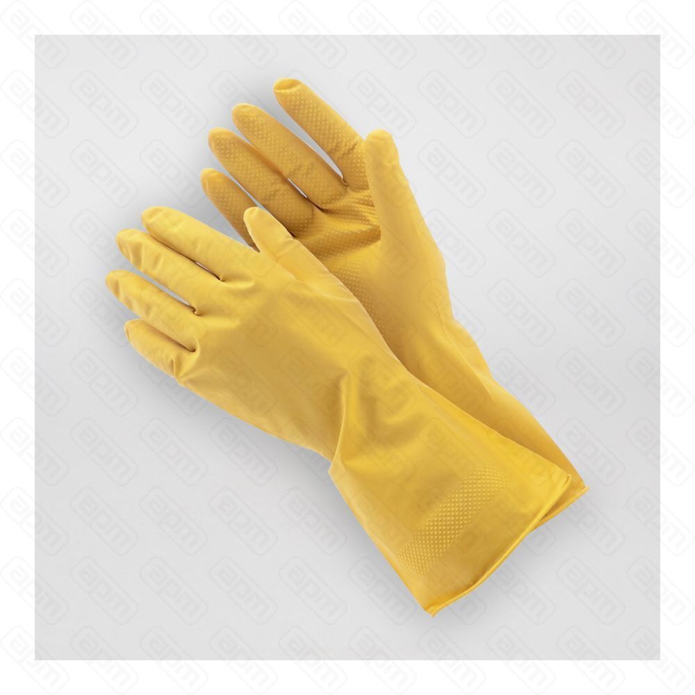 Перчатки желтые латекс р-р L