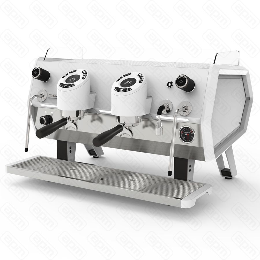 Кофемашина Sanremo D8 2 высокие гр Подсветка группCold TouchЭкономайзер Total White белая