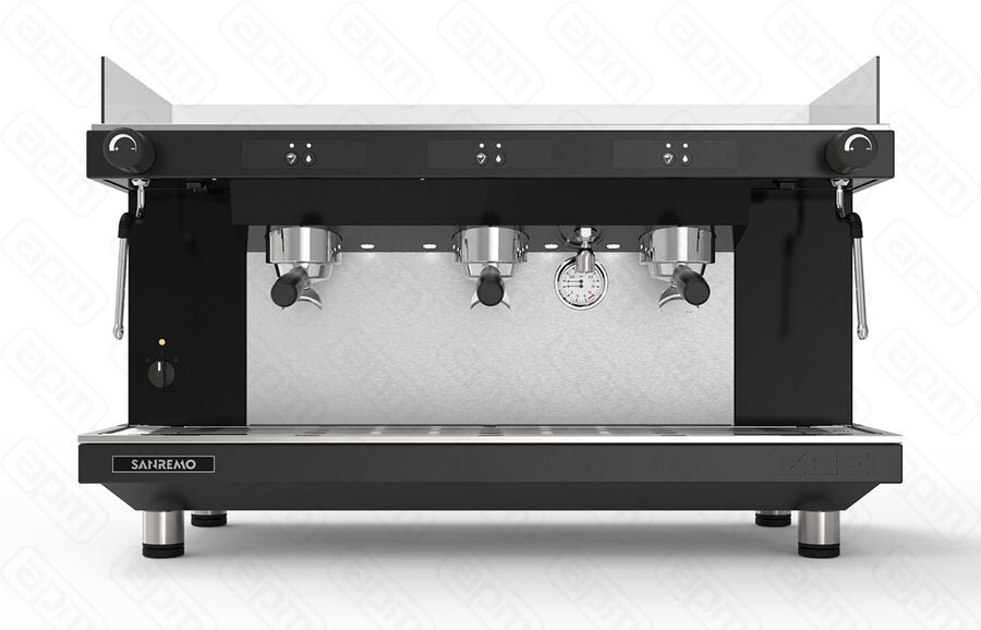 Кофемашина Sanremo Zoe SAP полуавтомат 3 высокие гр чрная