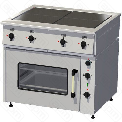 Плита электрическая Тулаторгтехника ПЭ-048Мт-011 жарочный шкаф ТЭН черн мет камера стекло