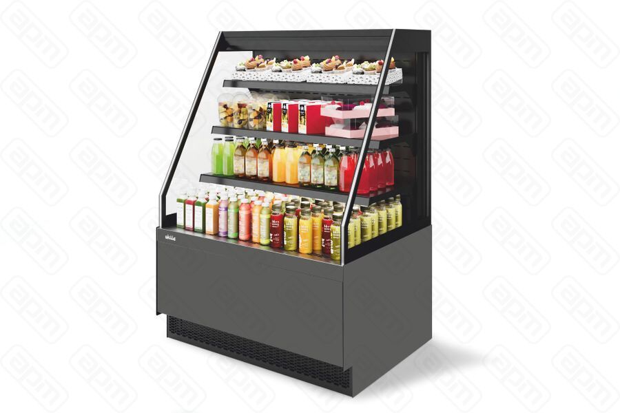 Витрина Кондитерская Vete II kub OF 130 АнтрацитСерый матовый T7016MVG033B7016M