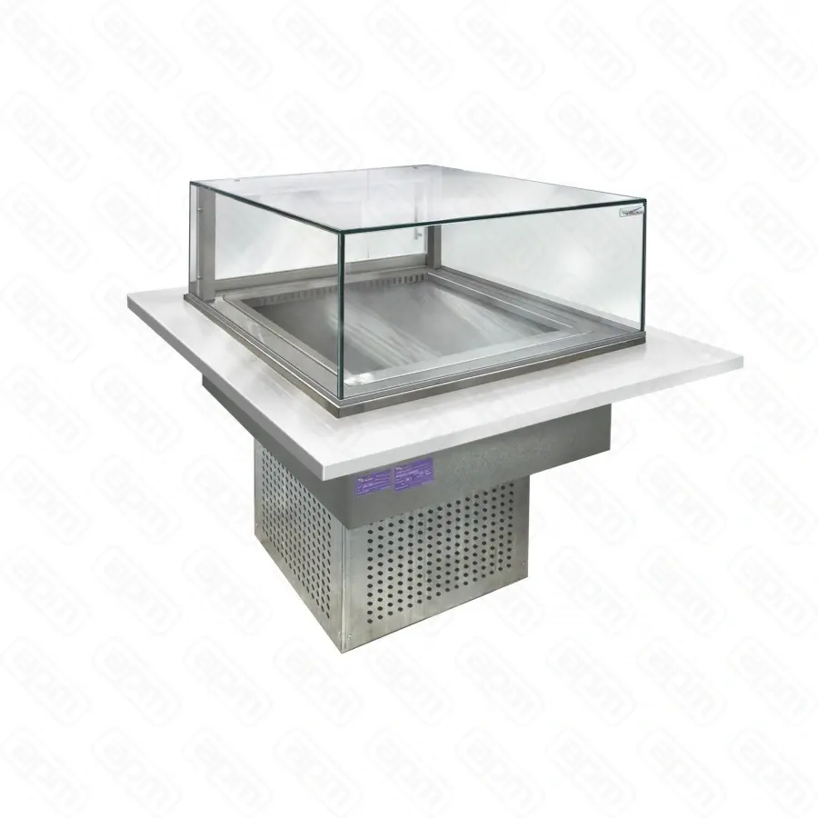 Встраиваемая горизонтальная кондитерская холодильная витрина Glassier G-1073 1000700300915