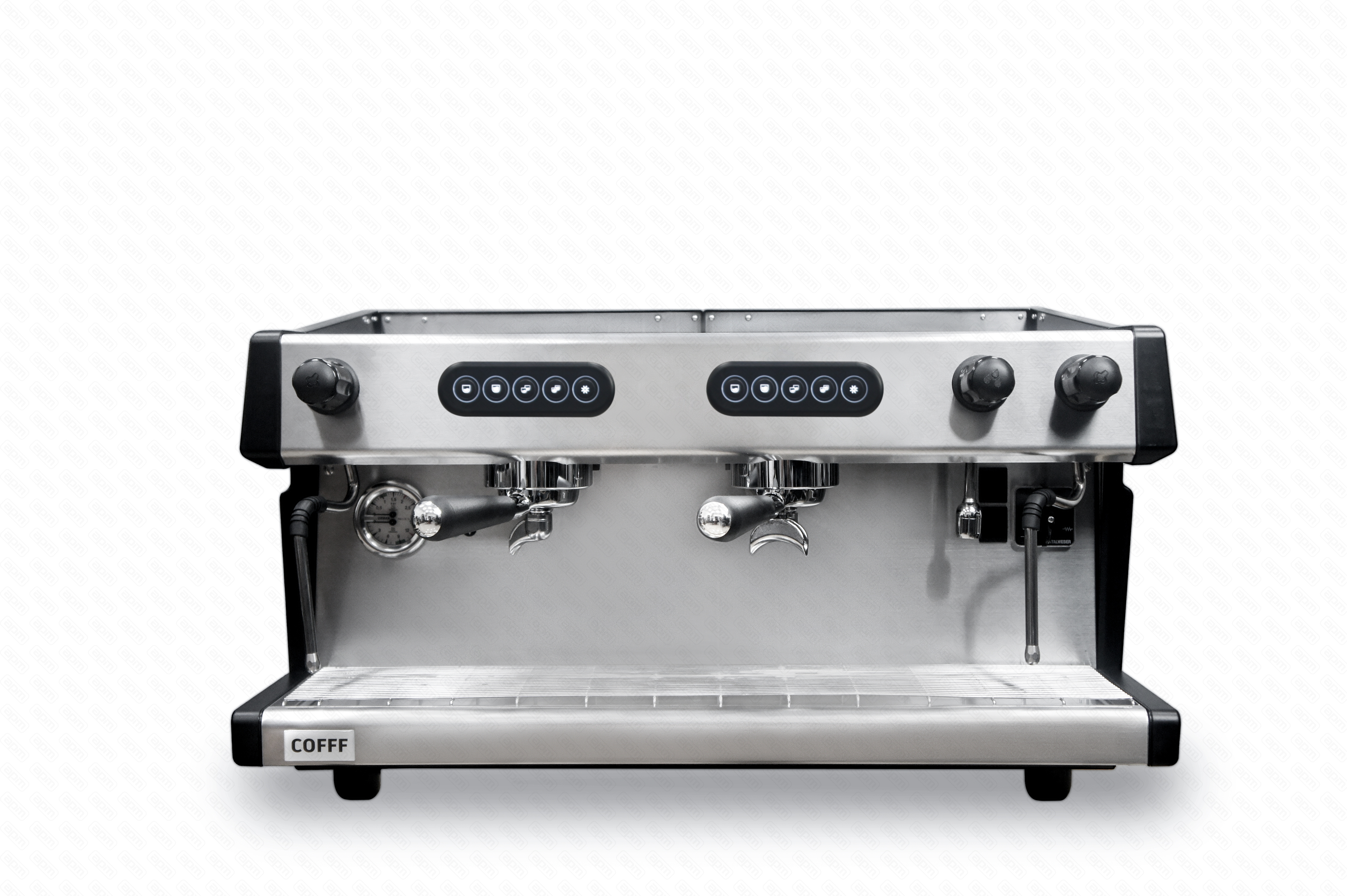 Кофемашина рожковая COFFF LIVE 2 GR A 2 группы автомат черная COFFEE MACHINE COFFF LIVE 2 GR A BLACK