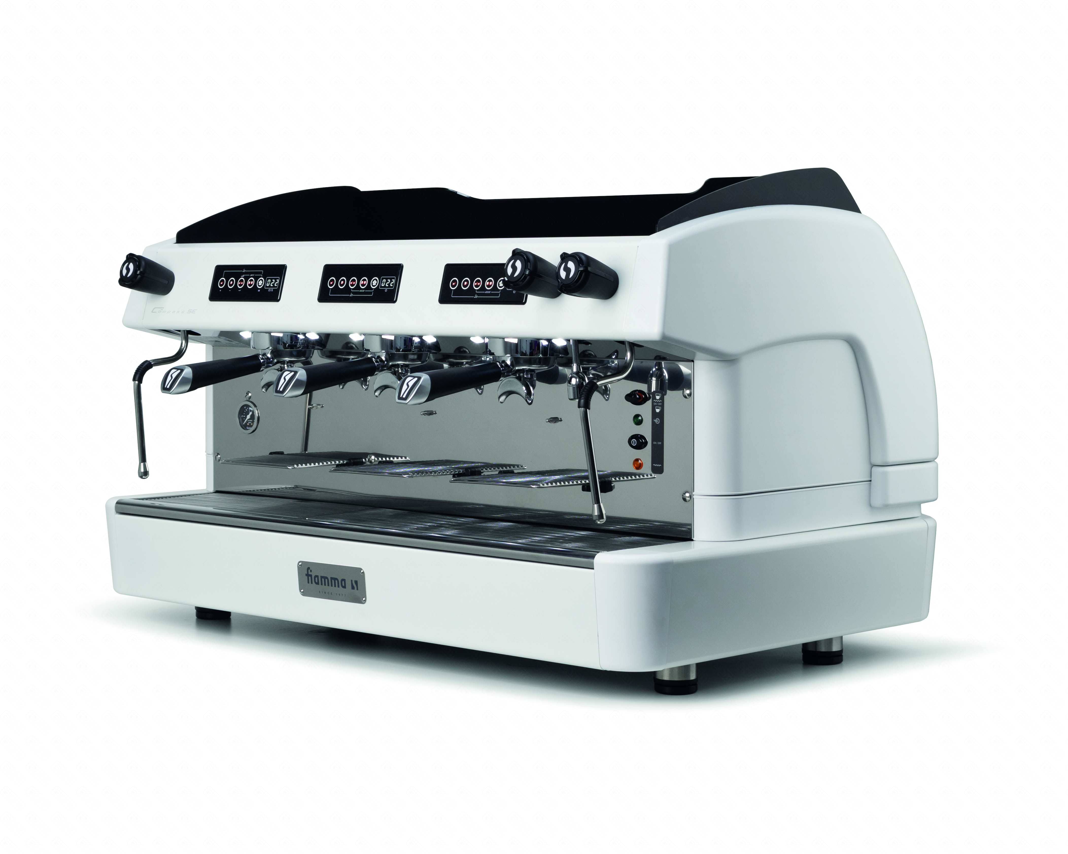 Кофемашина рожковая FIAMMA COMPASS 3 SE TC WHITE автомат 3 группы COFFEE MACHINE COMPASS 3 SE TC WHITE