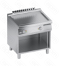 Поверхность жарочная гладкая 800х700х850 LOW-BUILT EL GRIDDLE PLATE 1M SMOOTH PLATE  OPEN CABINET