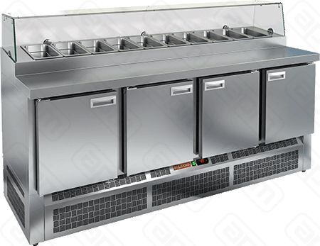СТОЛ ДЛЯ ПИЦЦЫ HICOLD PZE2-1111GN 16 СТЕКЛО