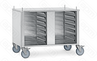 Подставка Convotherm 620 1020 закрытая с 3-х сторон 14 пар направляющих на колесах