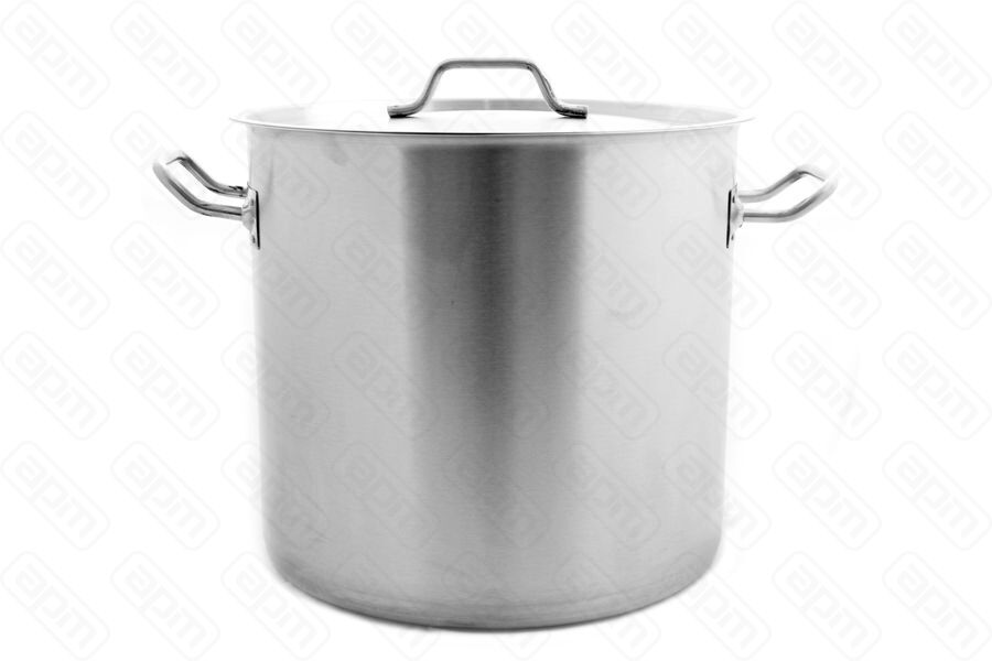Кастрюля нерж с тройным дном 450x450мм объем 715L с двручками 101308 Viatto
