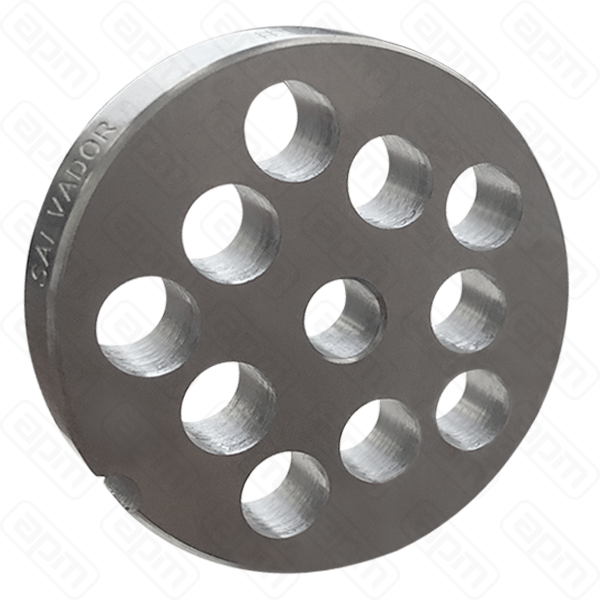 РЕШЕТКА С ОТВЕРСТИЯМИ D12ММ ДЛЯ МЯСОРУБКИ CRAZY PAN CP-MM12R CP-MM12C CP-MM12S