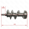 ШНЕК ДЛЯ МЯСОРУБКИ CRAZY PAN CP-MM12C CP-MM12S НЕРЖ СТАЛЬ