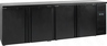 ШКАФ ХОЛОДИЛЬНЫЙ С ГЛУХОЙ ДВЕРЬЮ TEFCOLD CBC410 БАРНЫЙ ЧЕРНЫЙ