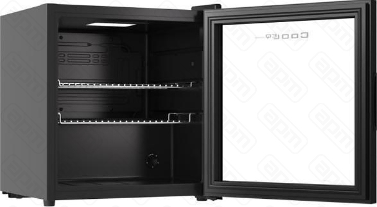 ШКАФ ХОЛОДИЛЬНЫЙ СО СТЕКЛОМ COOLEQ TBC-46N ЧЕРНЫЙ
