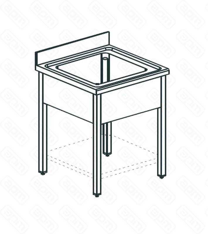 ВАННА МОЕЧНАЯ APACH CHEF LINE LS66-44SH