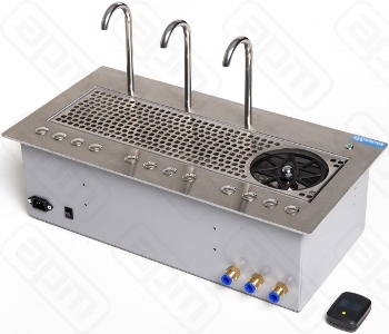 ДОЗАТОР МОЛОКА EASYMILK ВСТРАИВАЕМЫЙ С РАДИОМОДУЛЕМ И РИНЗЕРОМ ДЛЯ 3 ЖИДКОСТЕЙ EM-023R23