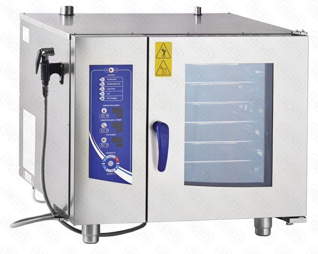 ПАРОКОНВЕКТОМАТ ПКА 6-11ВМ2 ЛИЦО НЕРЖ 11000035623