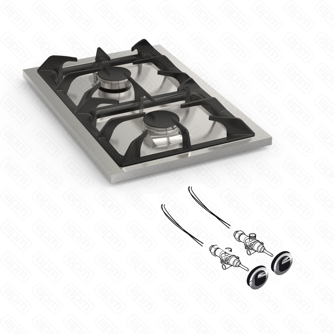 ПЛИТА ГАЗОВАЯ 2 КОНФОРОЧН ВСТРАИВАЕМАЯ 600 СЕРИИ APACH CHEF LINE SLDIG6RG4