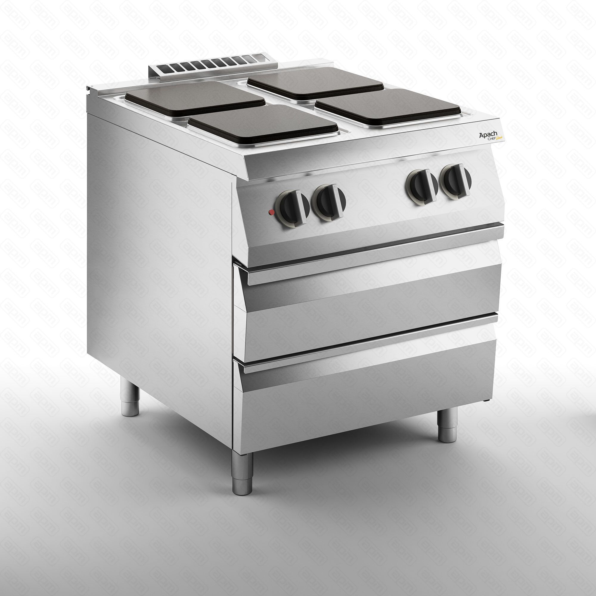 ПЛИТА ЭЛЕКТРИЧЕСКАЯ 4 КОНФОРОЧН 700 СЕРИИ APACH CHEF LINE SLRE87DS