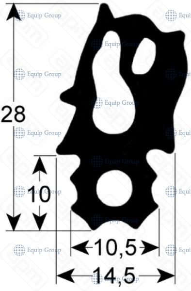 УПЛОТНЕНИЕ ДВЕРИ RATIONAL SCC CM 61 2002550P