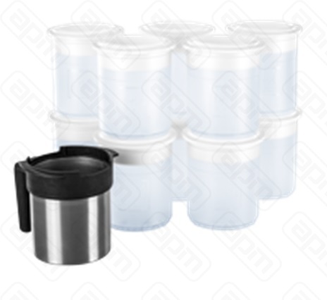 КОМПЛЕКТ СТАКАНОВ 10 ШТ  ЗАЩИТНЫЙ СТАКАН 1 ШТ ДАППАРАТА PACOJET 32562